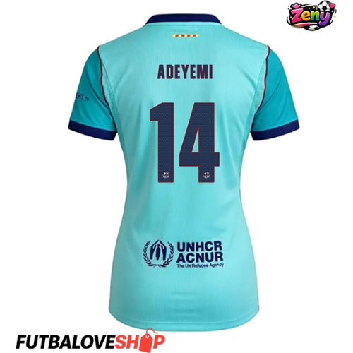 Dres Barcelona Karim Adeyemi #14 Tretina pre Ženy 2026-27 Krátky Rukáv